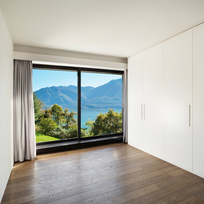 Fototapete Zimmer mit geräumigem fenster