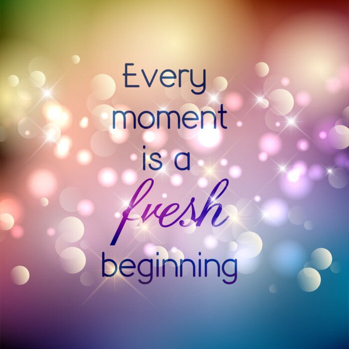 Fototapete Zitat und Hintergrund mit Bläschen