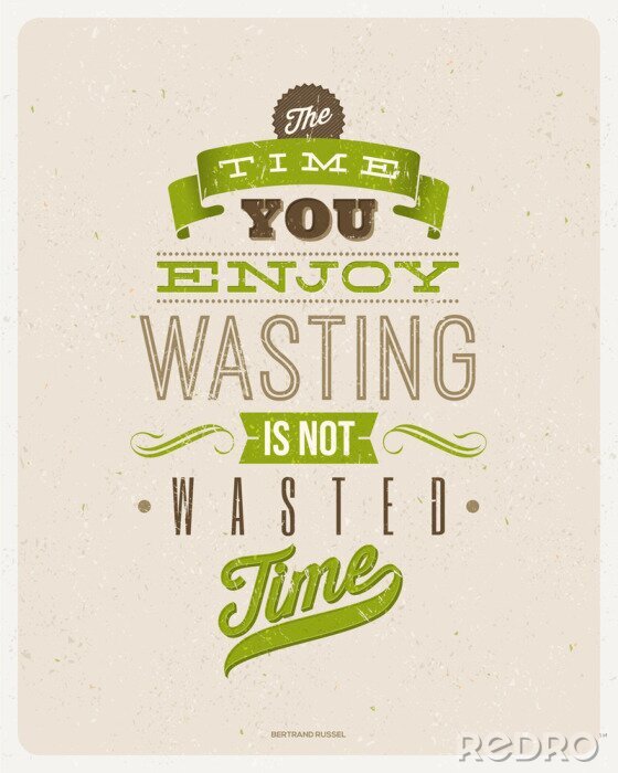 Fototapete Zitat von Bertrand Russell