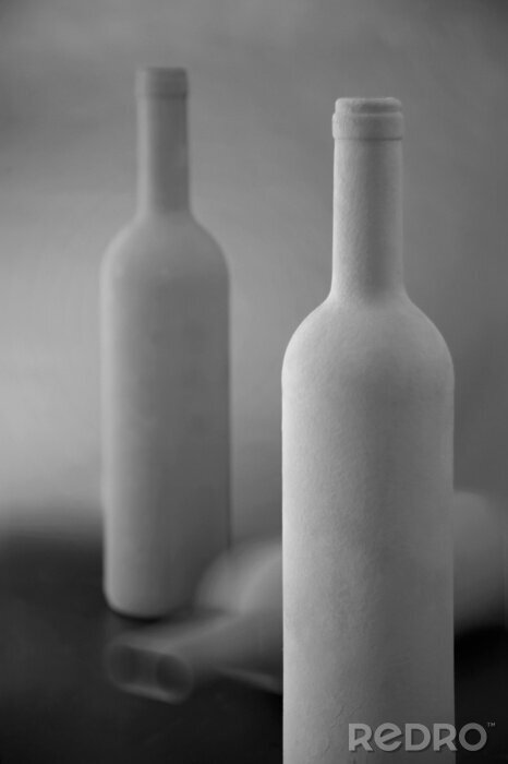 Fototapete Zwei weiße Flaschen