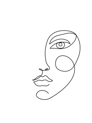 Abstract face icon