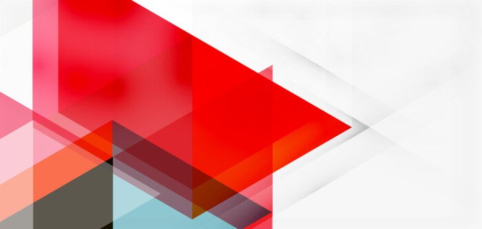 Poster Abstrake geometrische Konstruktion