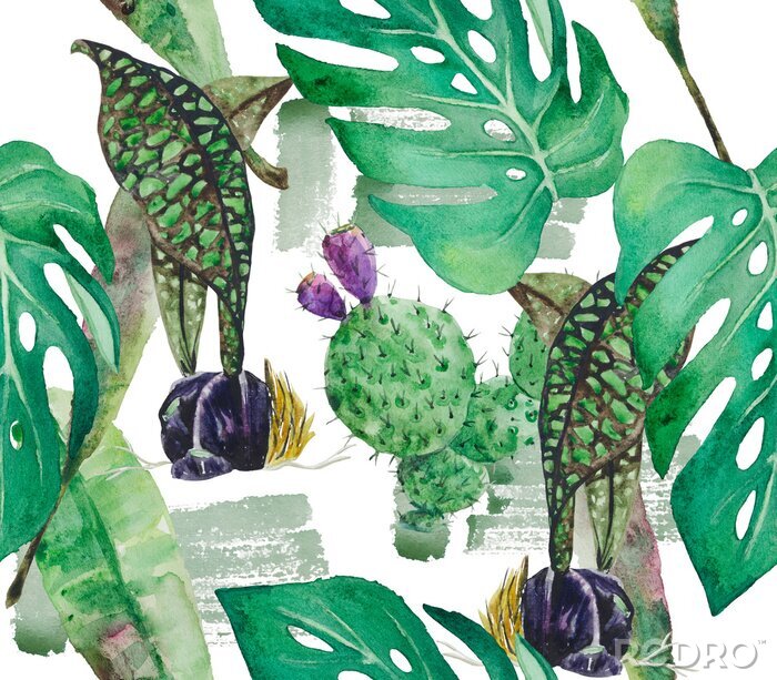 Poster Abstrakte Blätter