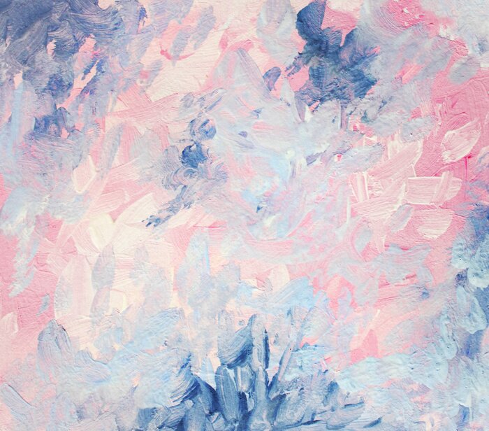 Poster Abstrakte Pastellmalerei