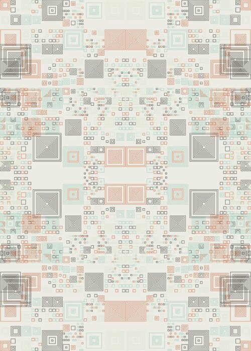 Poster Abstrakter Hintergrund mit Quadraten