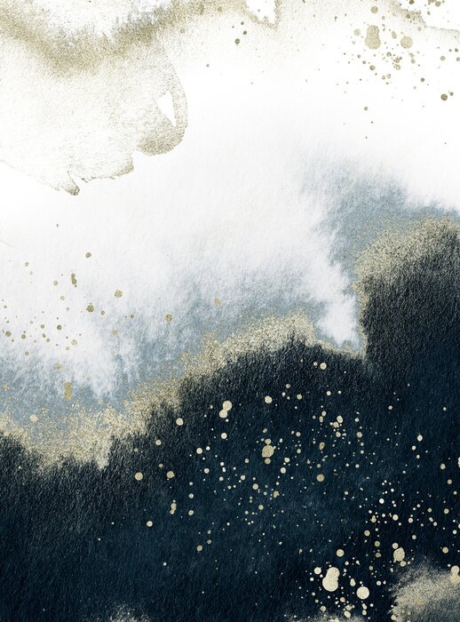 Poster Abstrakter Waldrand