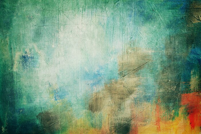 Poster Abstraktion blaue Textur