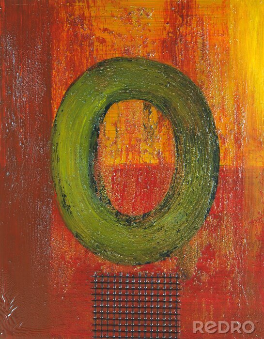 Poster Abstraktionismus Action Painting