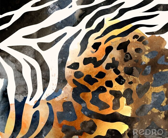 Poster Afrikanische Muster