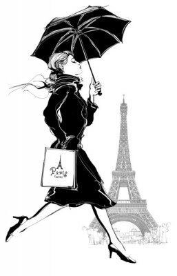 Poster Alltag in Paris