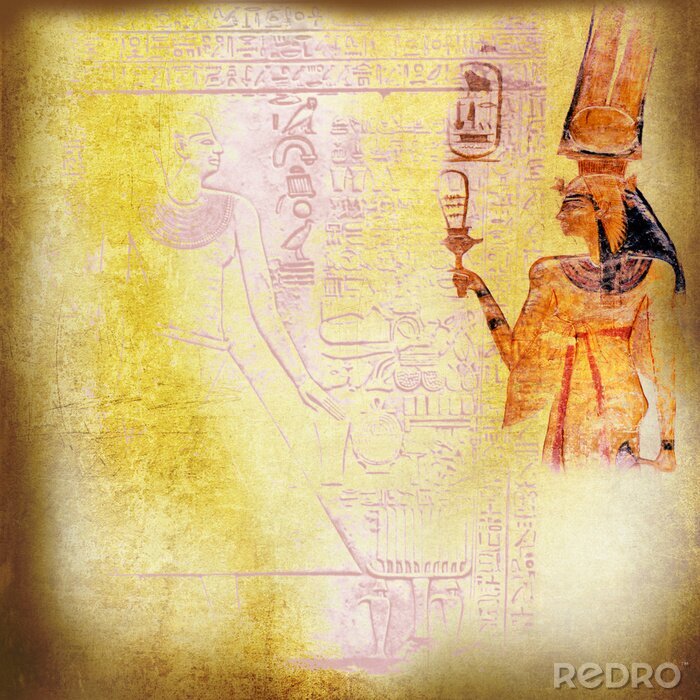 Poster Alte ägyptische Gestalten