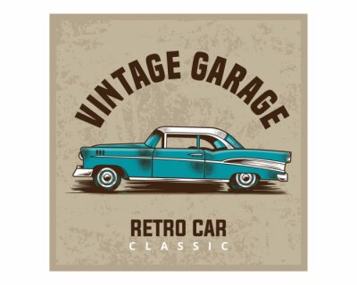Altes Fahrzeug im Vintage-Stil