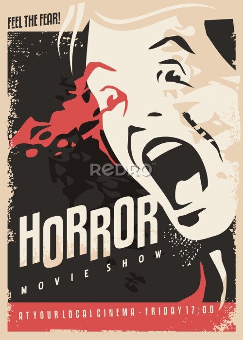 Poster Altes Horrorfilmplakat