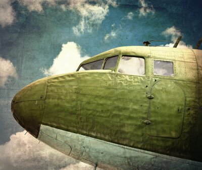 Altes Militärflugzeug