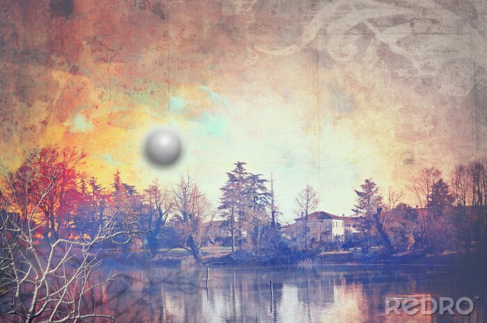 Poster Altmodisches Fantasy-Foto