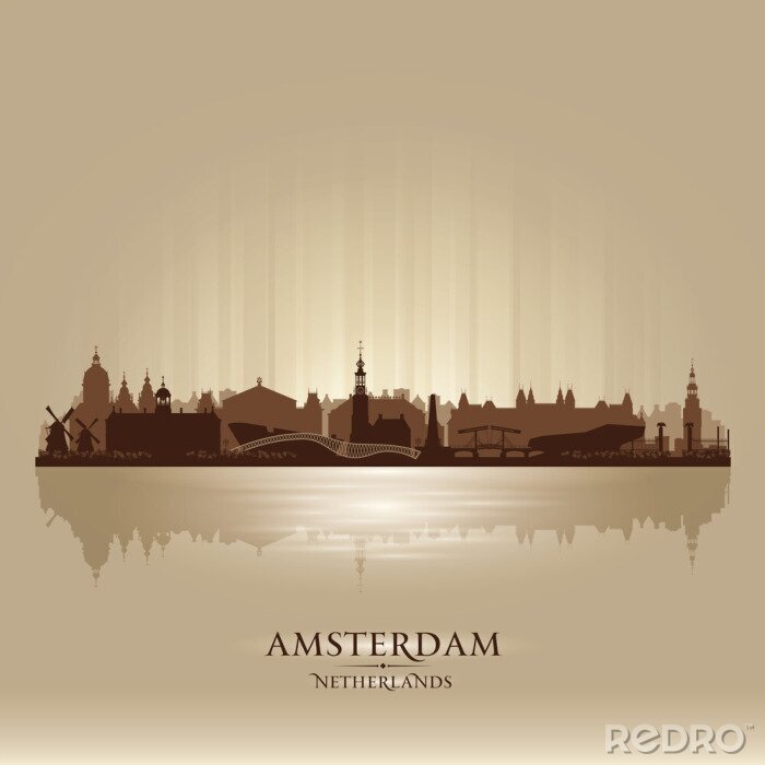 Poster Amsterdam City Grafik