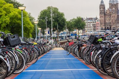 Poster Amsterdam Fahrrad
