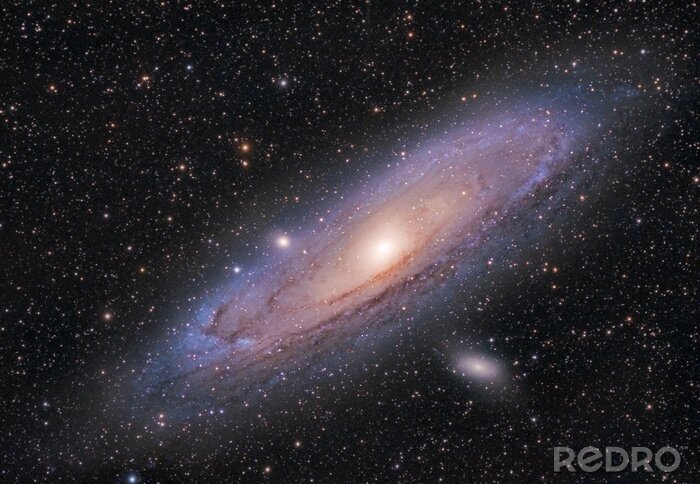 Poster Andromeda-Galaxie