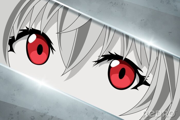 Poster Anime-Augen