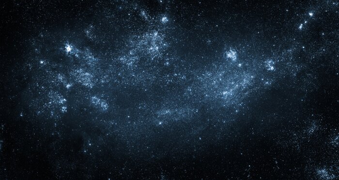 Poster Anordnung der Himmelssterne am Himmel