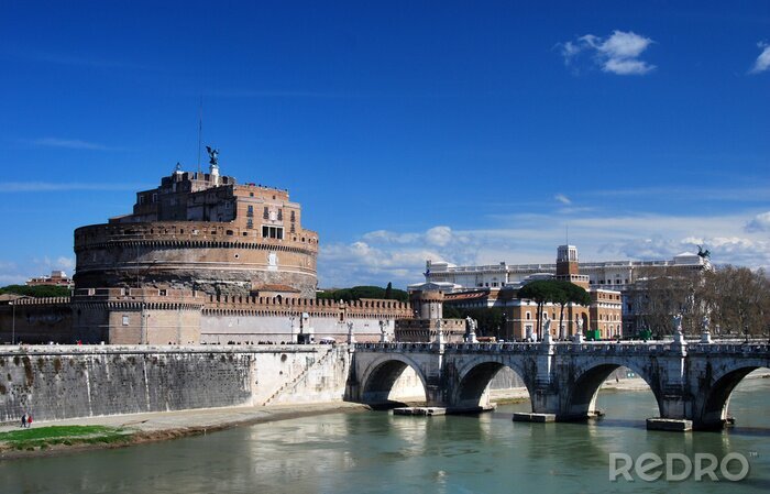 Poster Architektur der Bauwerke in Rom