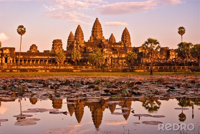Poster Architektur des Angkor-Tempels