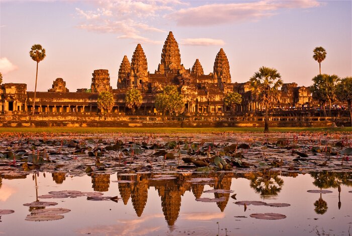 Poster Architektur des Angkor-Tempels