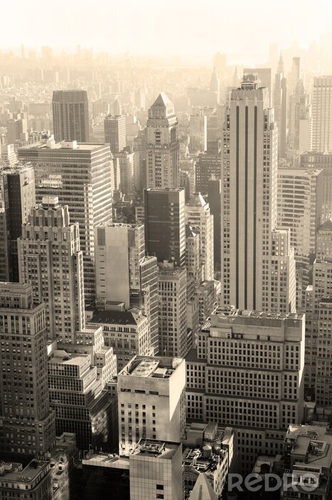 Poster Architektur in der modernen Stadt