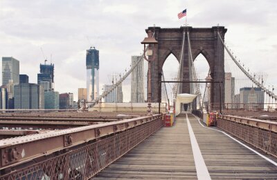 Architektur und Brooklyn Bridge