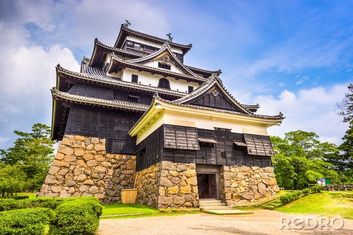 Poster Asien japanischer Schloss Matsue
