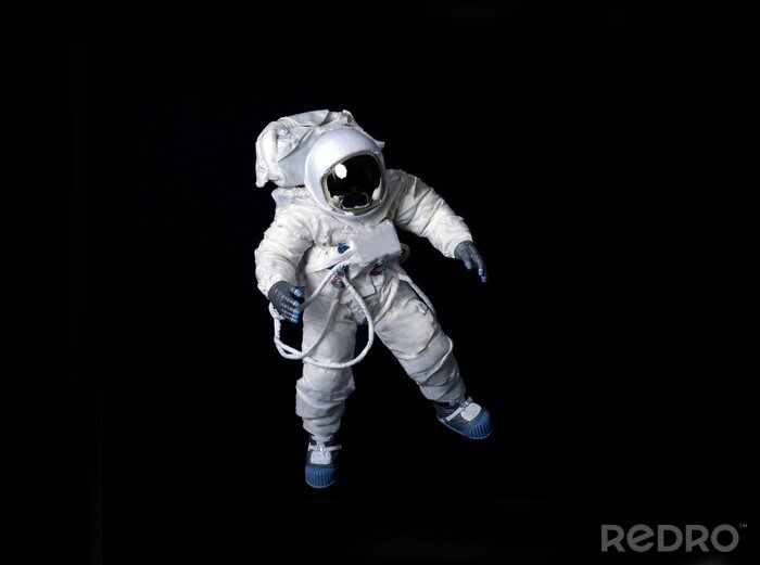 Poster Astronaut inmitten der unergründlichen Schwärze