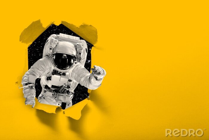 Poster Astronaut kehrt aus dem Weltraum zurück