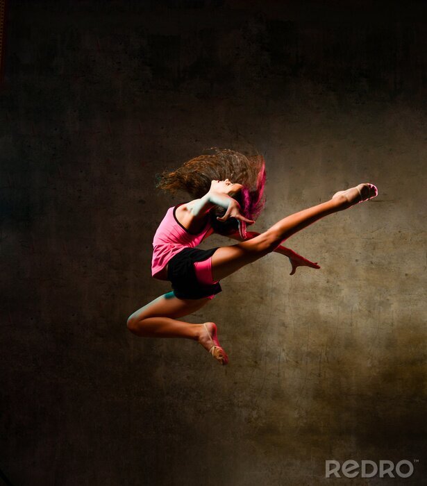 Poster Ausdruckstanz Foto einer Tänzerin