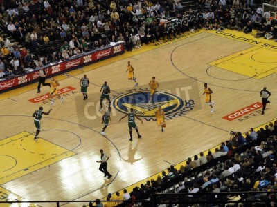 Poster Basketball-Turnier von der Vogelperspektive aus