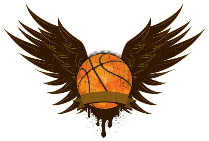 Poster Basketballflügel