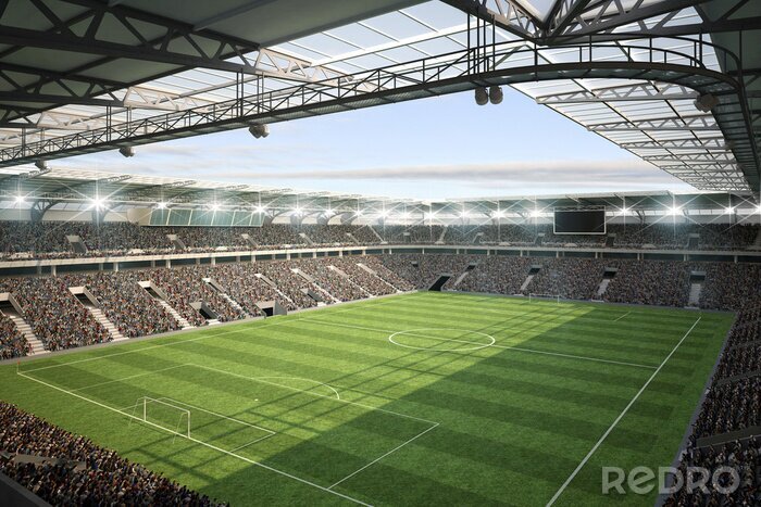 Poster Beginn des Fußballspiels