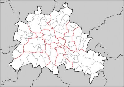 Berlin Bezirke Ortsteile