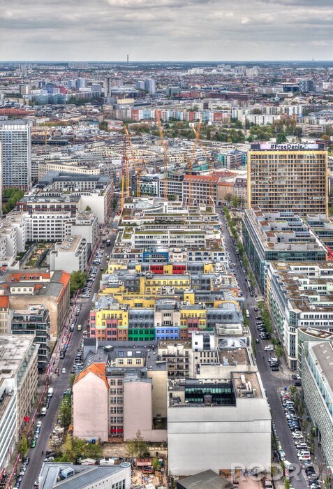 Poster Berlin von oben