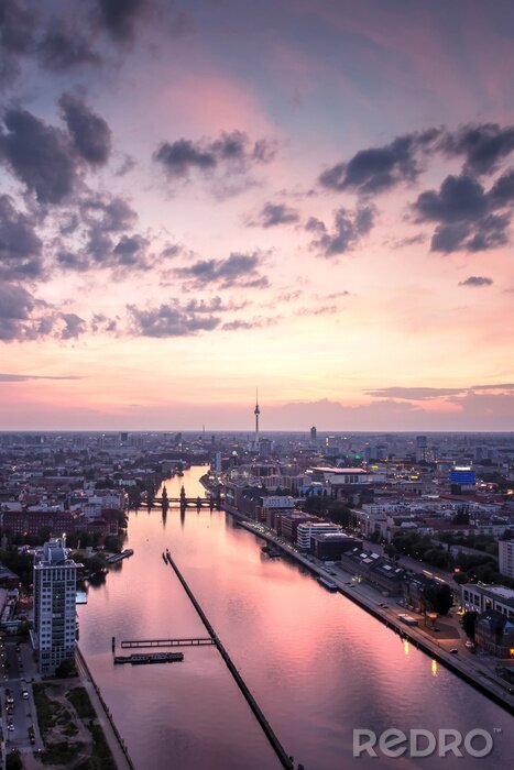 Poster Berliner Skyline