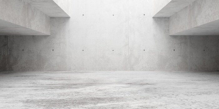 Poster Betonoptik modern niedrige Decken