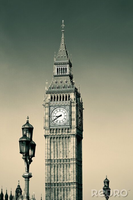 Poster Big-Ben-Turm in London