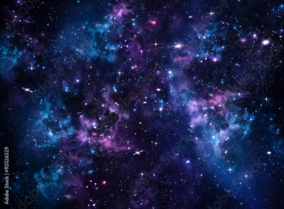 Blau-violette Galaxie