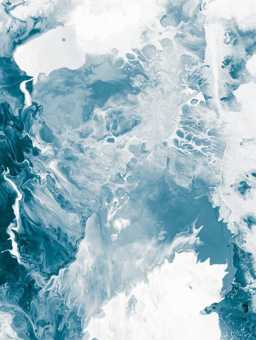 Poster Blaue Marmorbeschaffenheit.