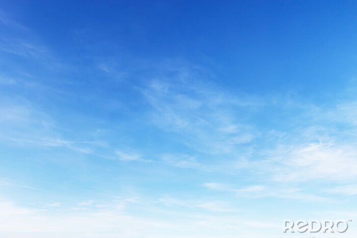 Poster Blauer Himmel mit Wolken