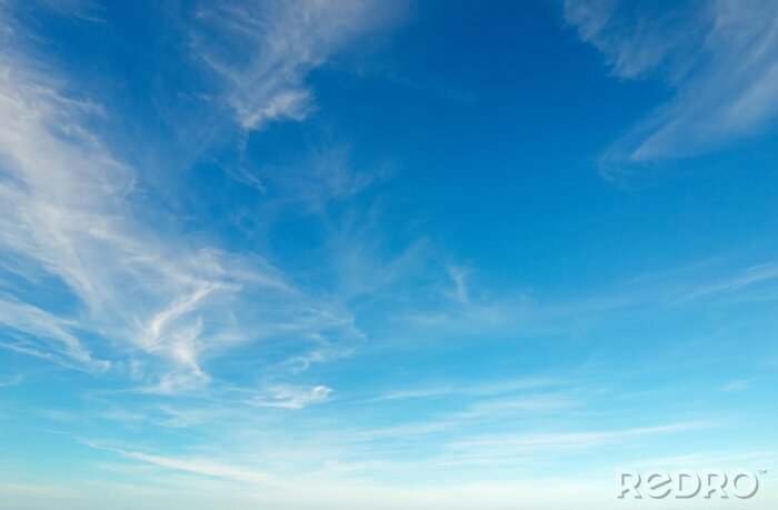 Poster Blauer Himmel und Sonnenschein