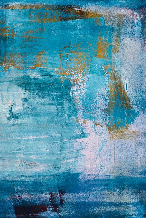 Poster Blauer Hintergrund Abstraktion