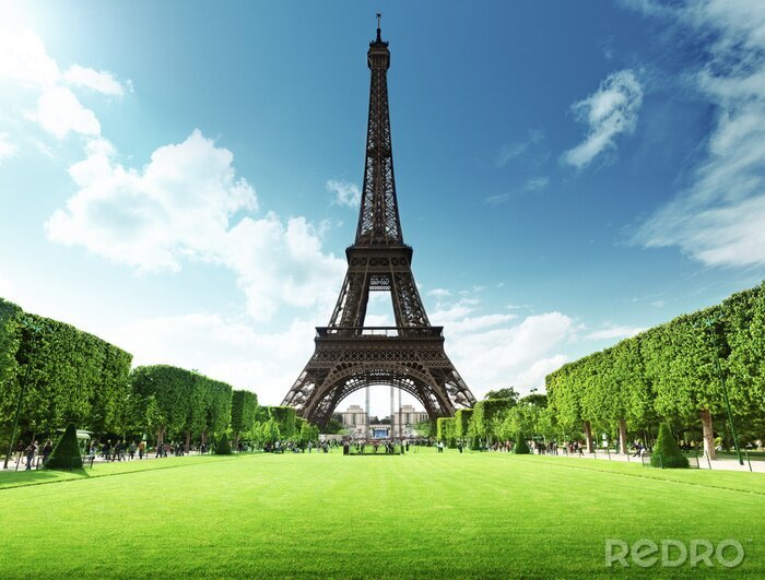 Poster Blick auf den Eiffelturm
