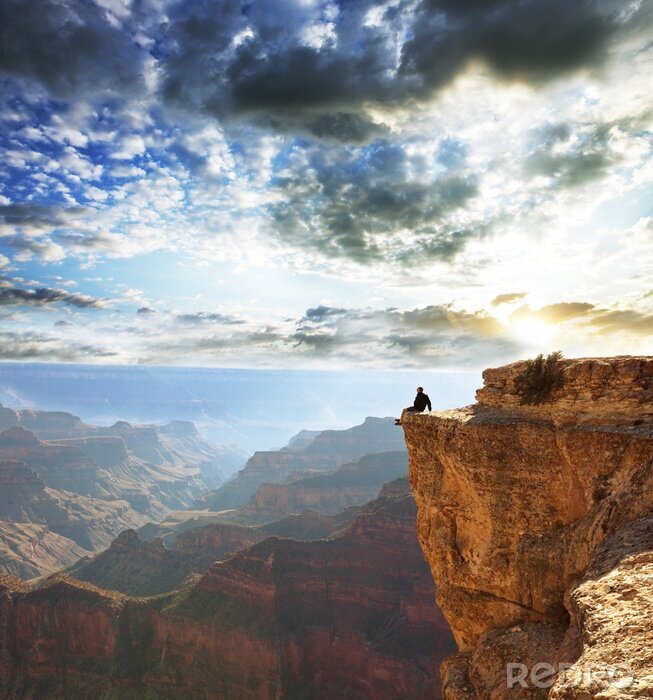 Poster Blick auf Grand Canyon von oben