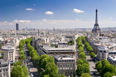 Blick auf Stadt Paris