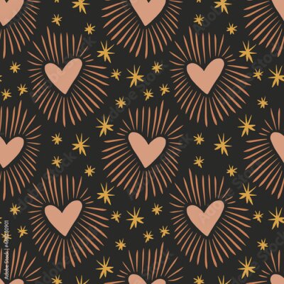 Tapete Böhmische Herzen